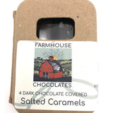 4 Piece Dark Chocolate Covered Salted Caramels - Joy, Delivered