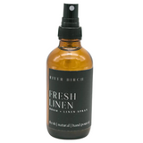 Fresh Linen  - 4 oz Amber Glass Room + Linen Spray