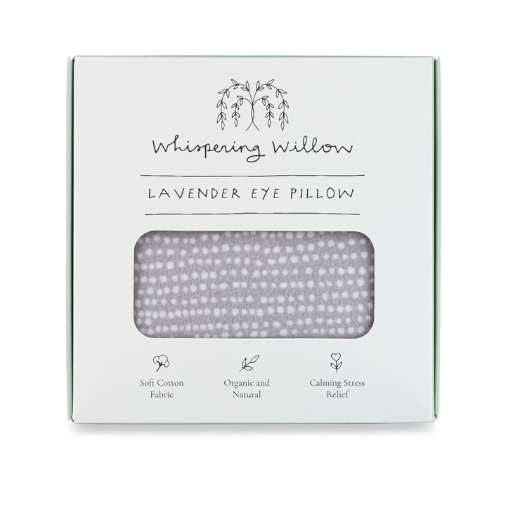 Eye Pillow, Lavender - Tranquil Gray - Boxed - Joy, Delivered