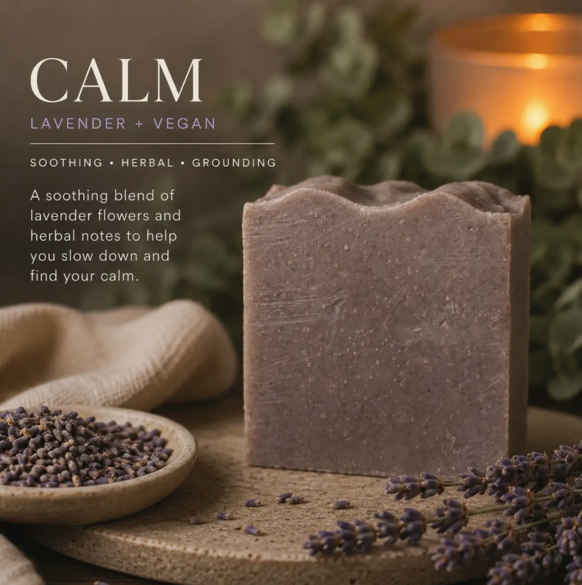 Calm | Lavender Soap | Relaxing Natural Bar