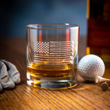 American Flag Golf Whiskey Glasses (Set of 2) - Joy, Delivered