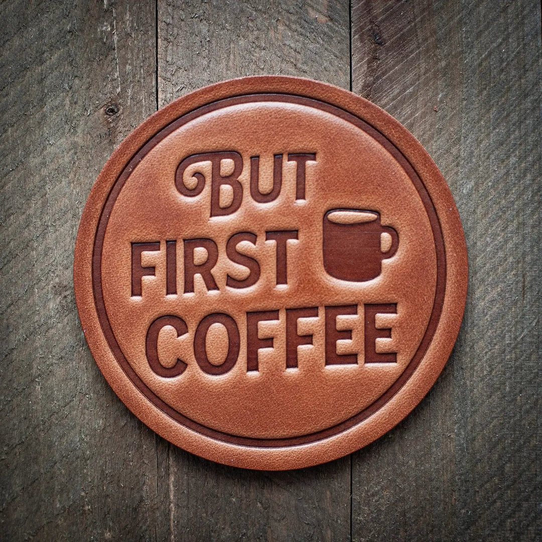 But First Coffee Coaster - Joy, Delivered