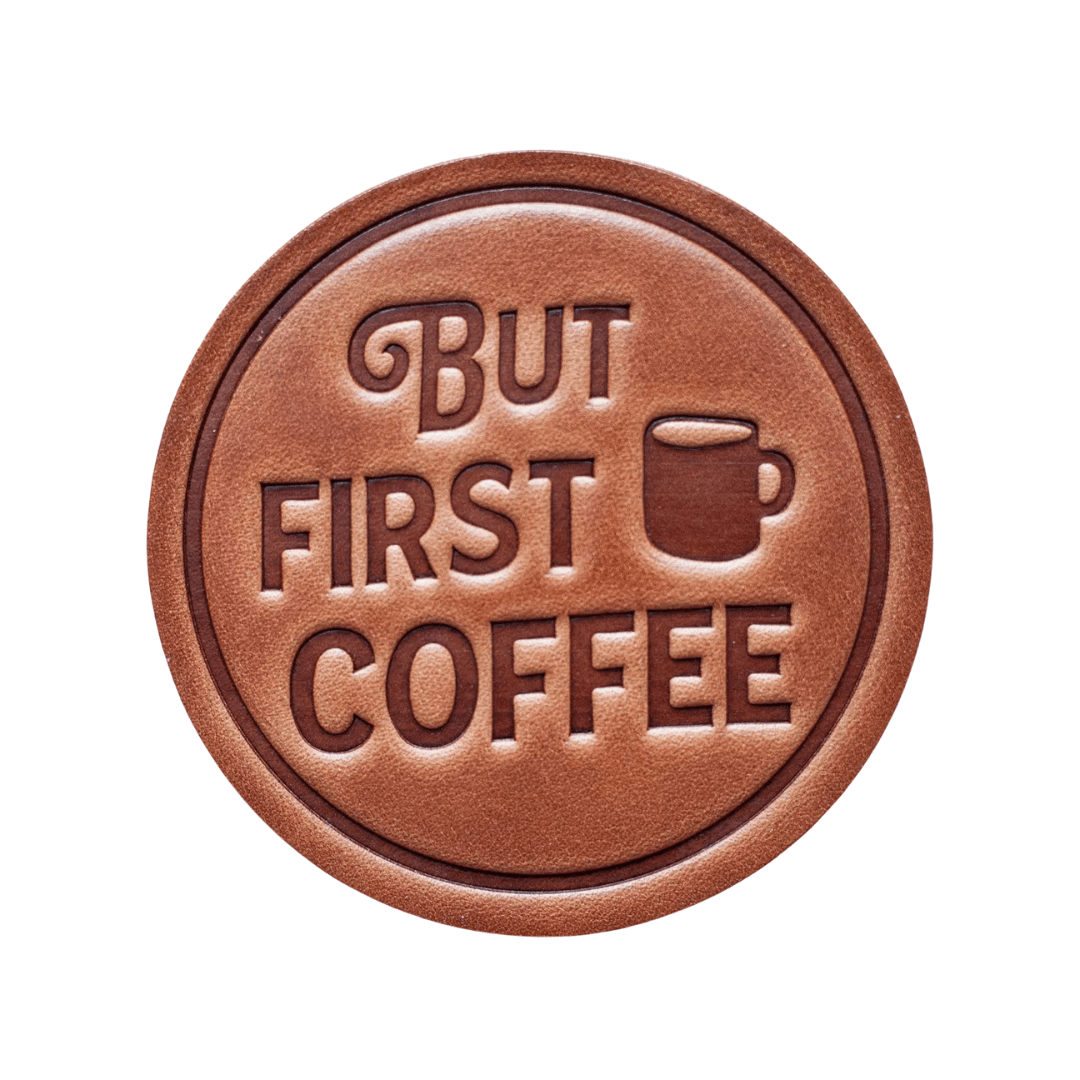 But First Coffee Coaster - Joy, Delivered