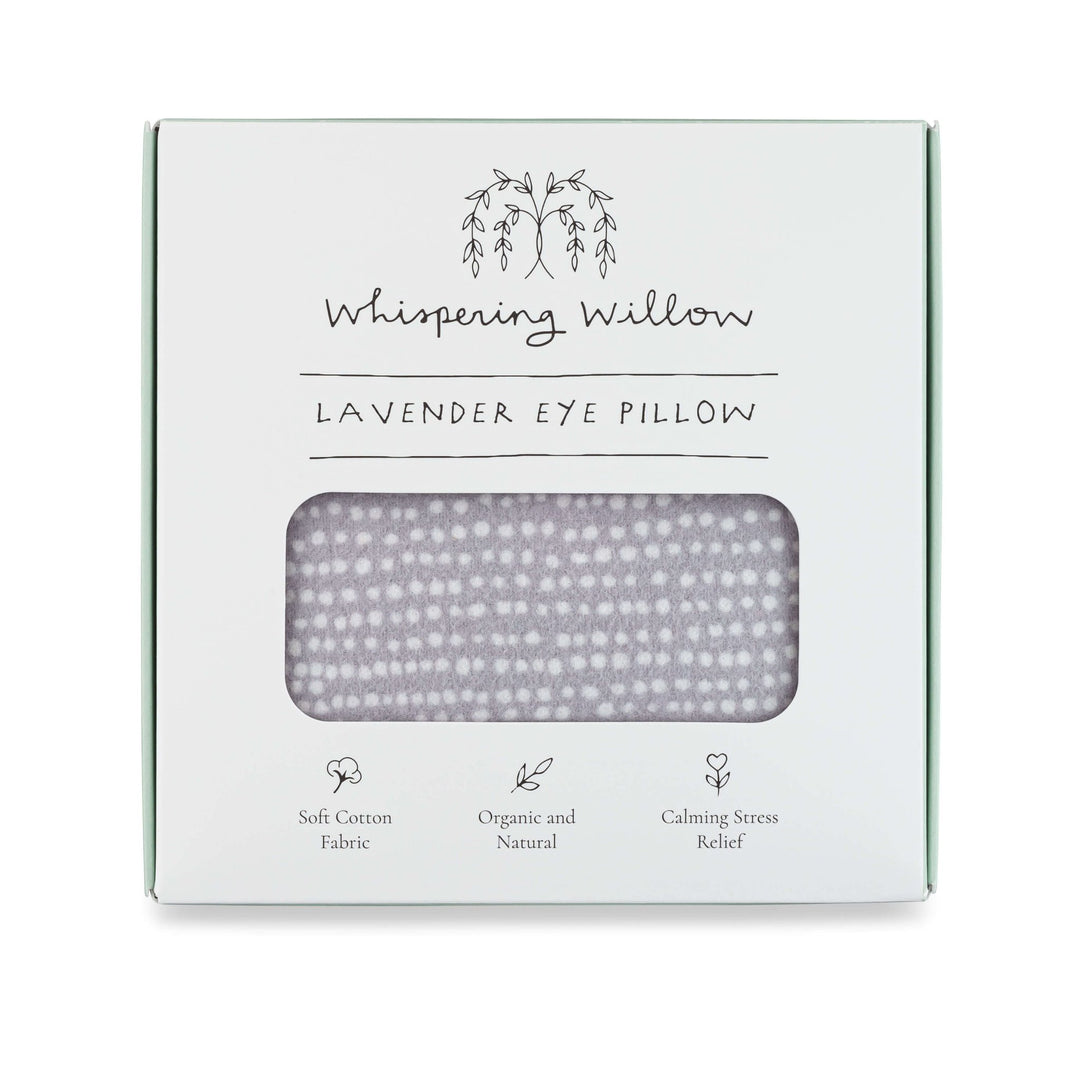 Eye Pillow, Lavender - Tranquil Gray - Boxed - Joy, Delivered
