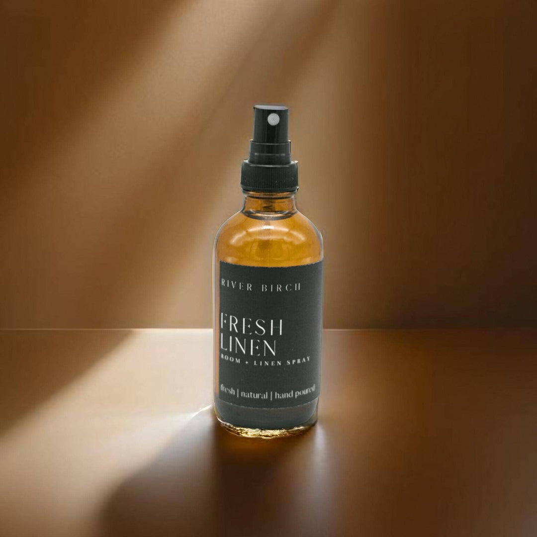 Fresh Linen - 4 oz Amber Glass Room + Linen Spray - Joy, Delivered