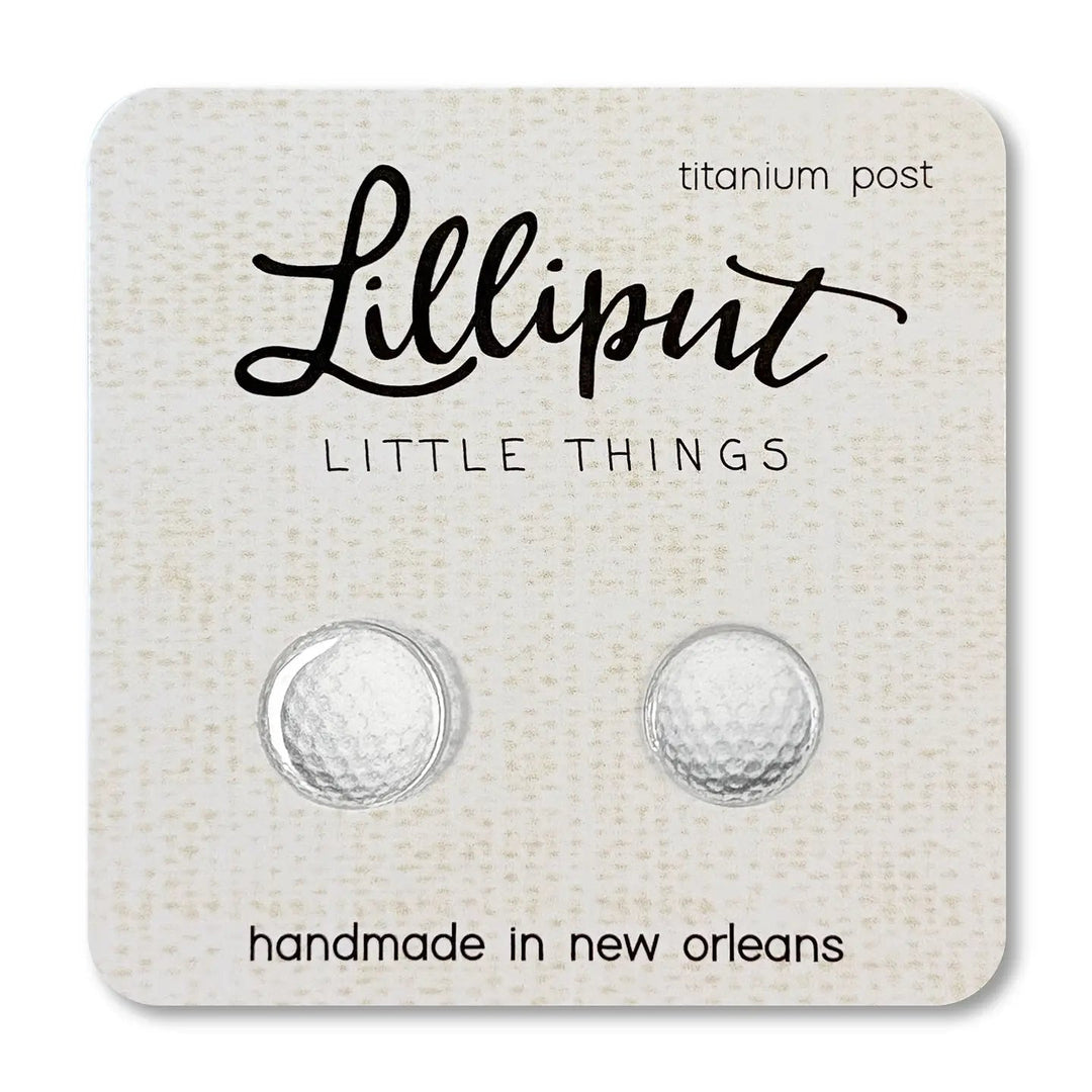 Golf Ball Earrings - Joy, Delivered