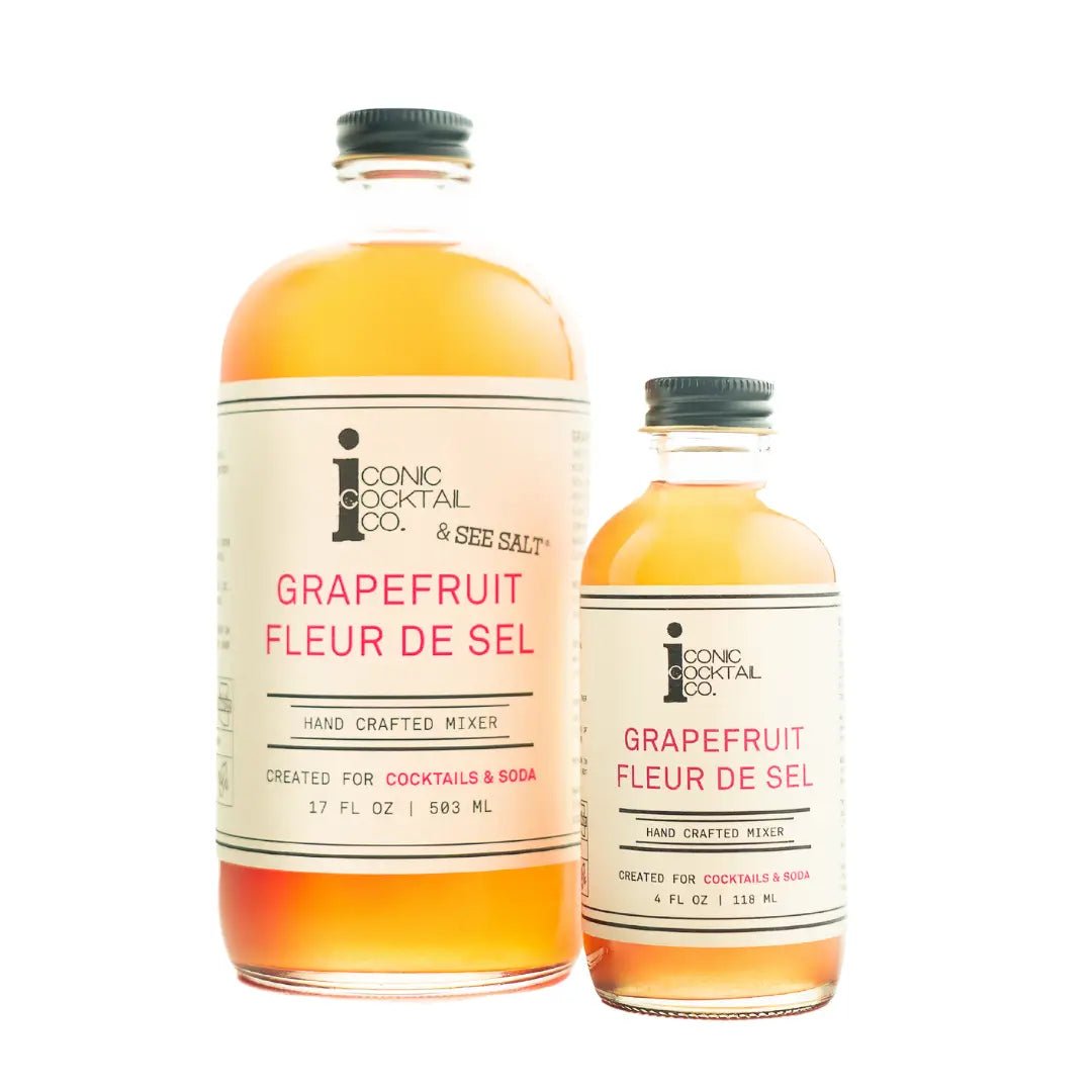 Grapefruit Fleur de Sel Handcrafted Cocktail Mixer - 4oz - Joy, Delivered