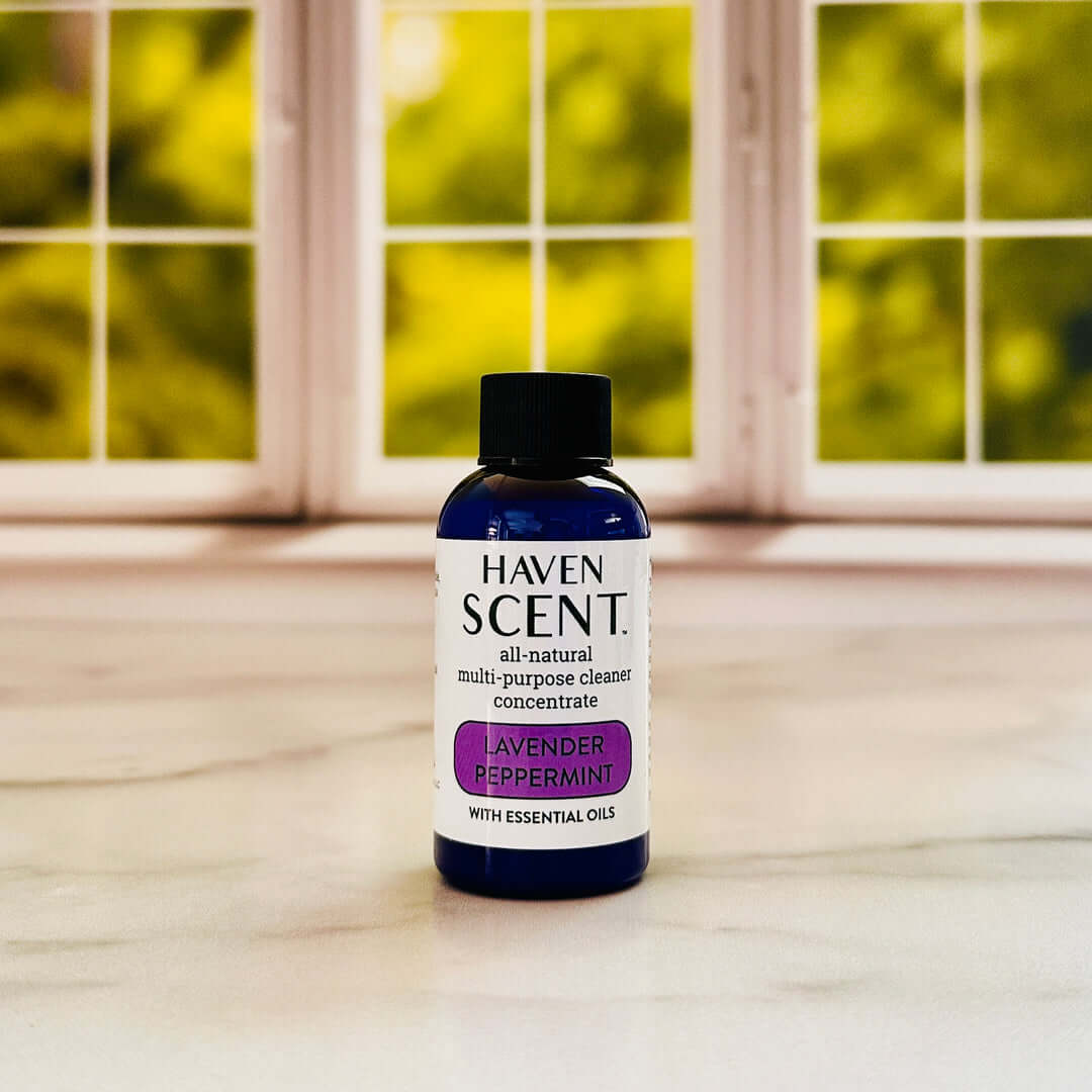 Lavender Peppermint Cleaner Concentrate 2oz plus Spray Bottle - Joy, Delivered