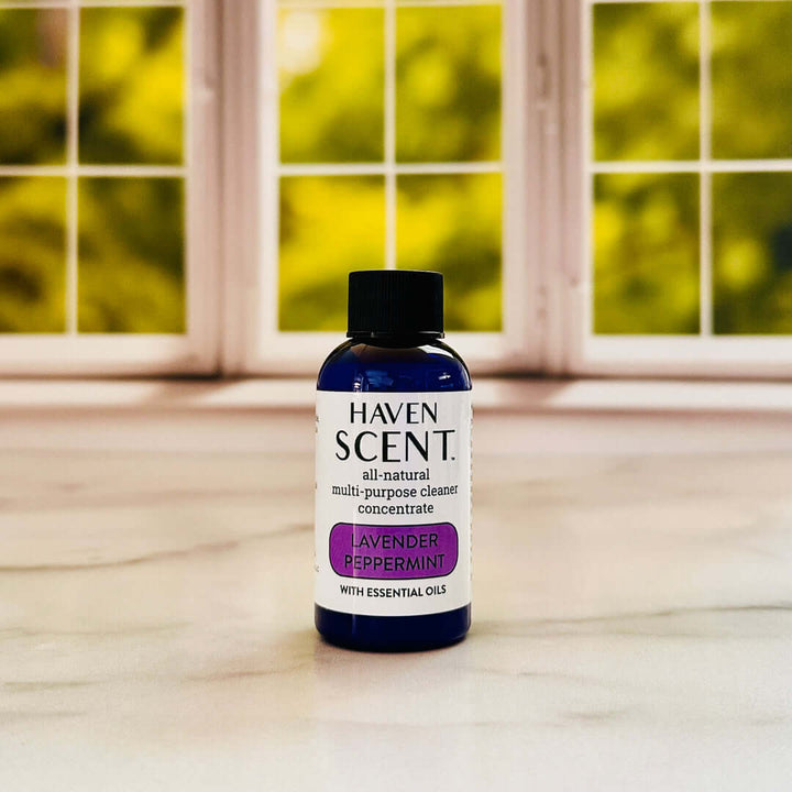 Lavender Peppermint Cleaner Concentrate 2oz plus Spray Bottle - Joy, Delivered