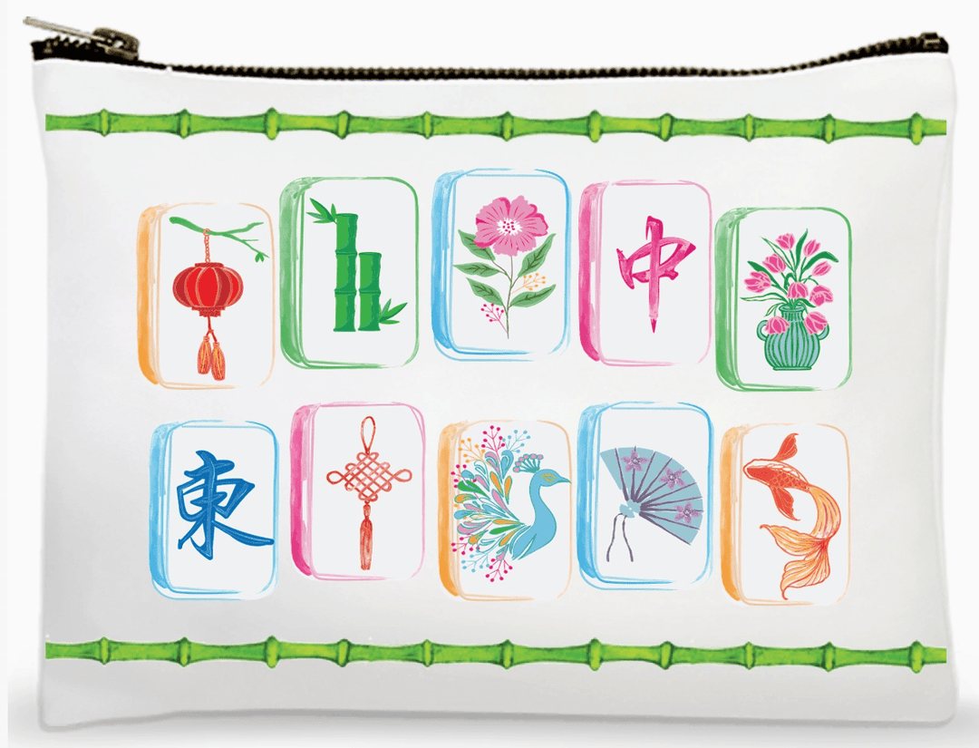 Mah Jong Queen of the Tiles Zippered Bag - Joy, Delivered
