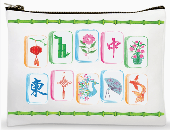 Mah Jong Queen of the Tiles Zippered Bag - Joy, Delivered