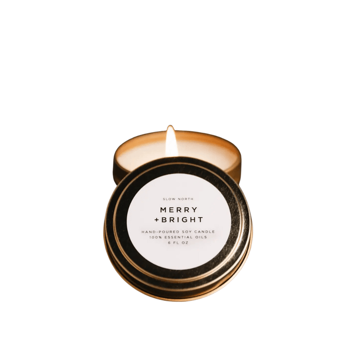 Merry + Bright Mini Soy Candle - Joy, Delivered