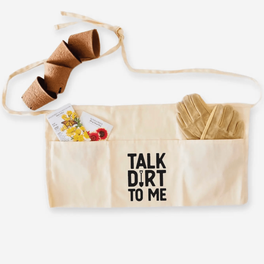 Talk Dirt to Me - Funny Garden Waist Apron - Joy, Delivered
