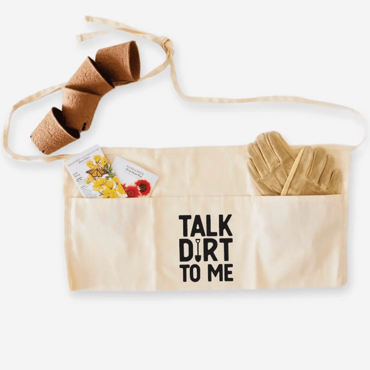 Talk Dirt to Me - Funny Garden Waist Apron - Joy, Delivered