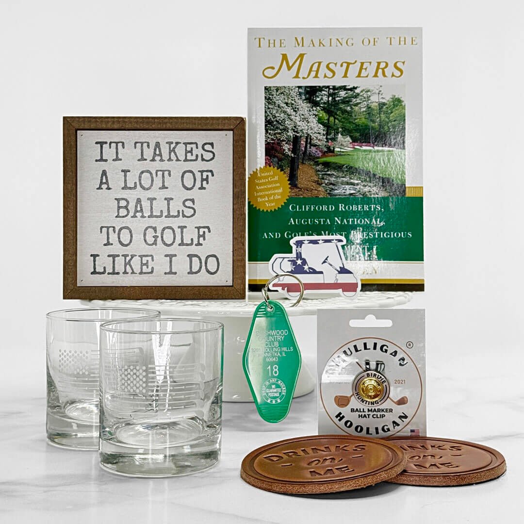 The 19th Hole – American-Made Golf-Inspired Gift Basket – Joy