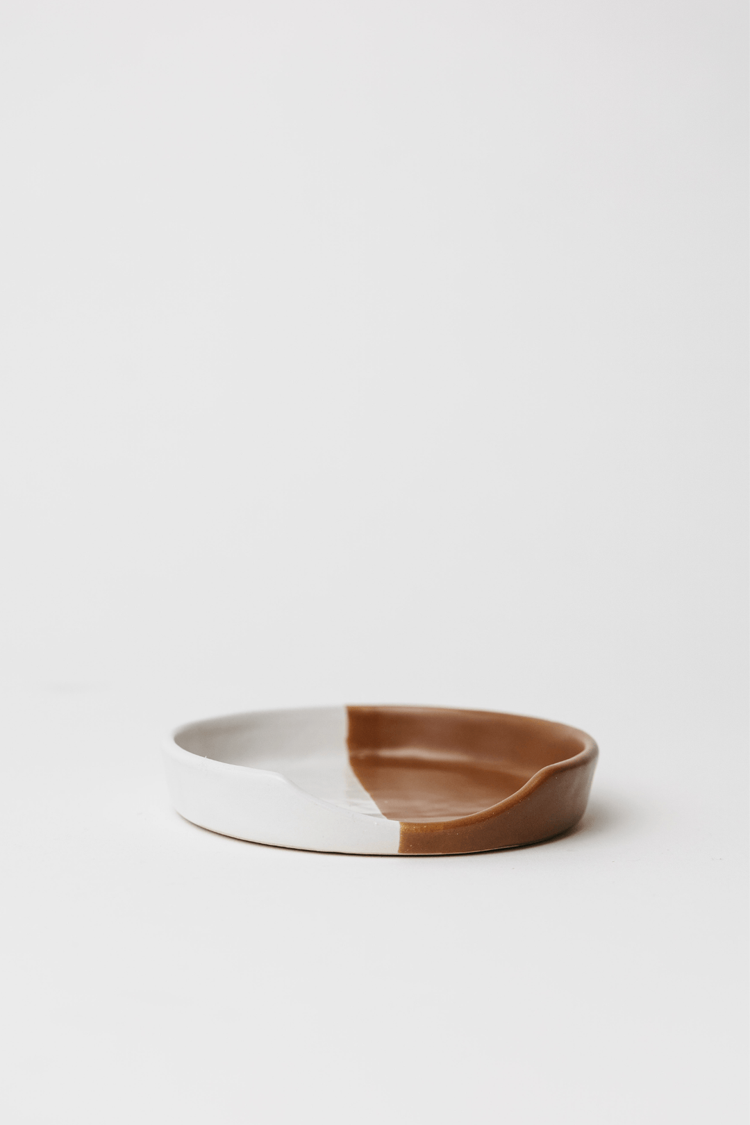 Waylon Spoon Rest - Brown/White - 4 inch - Joy, Delivered