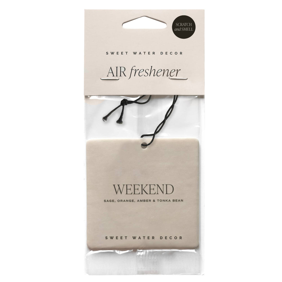 Weekend Hanging Air Freshener - Home Decor & Gifts - Joy, Delivered